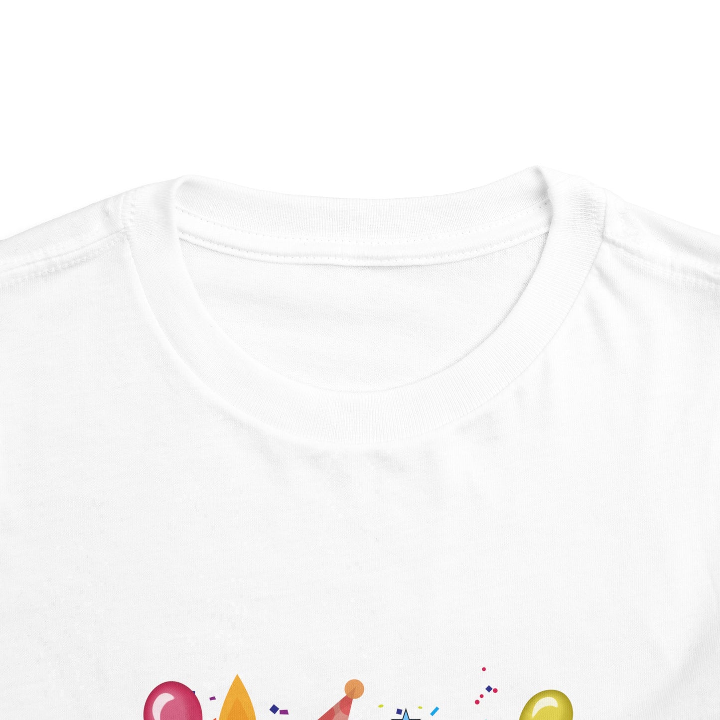 5th Birthday Toddler Short Sleeve Tee
