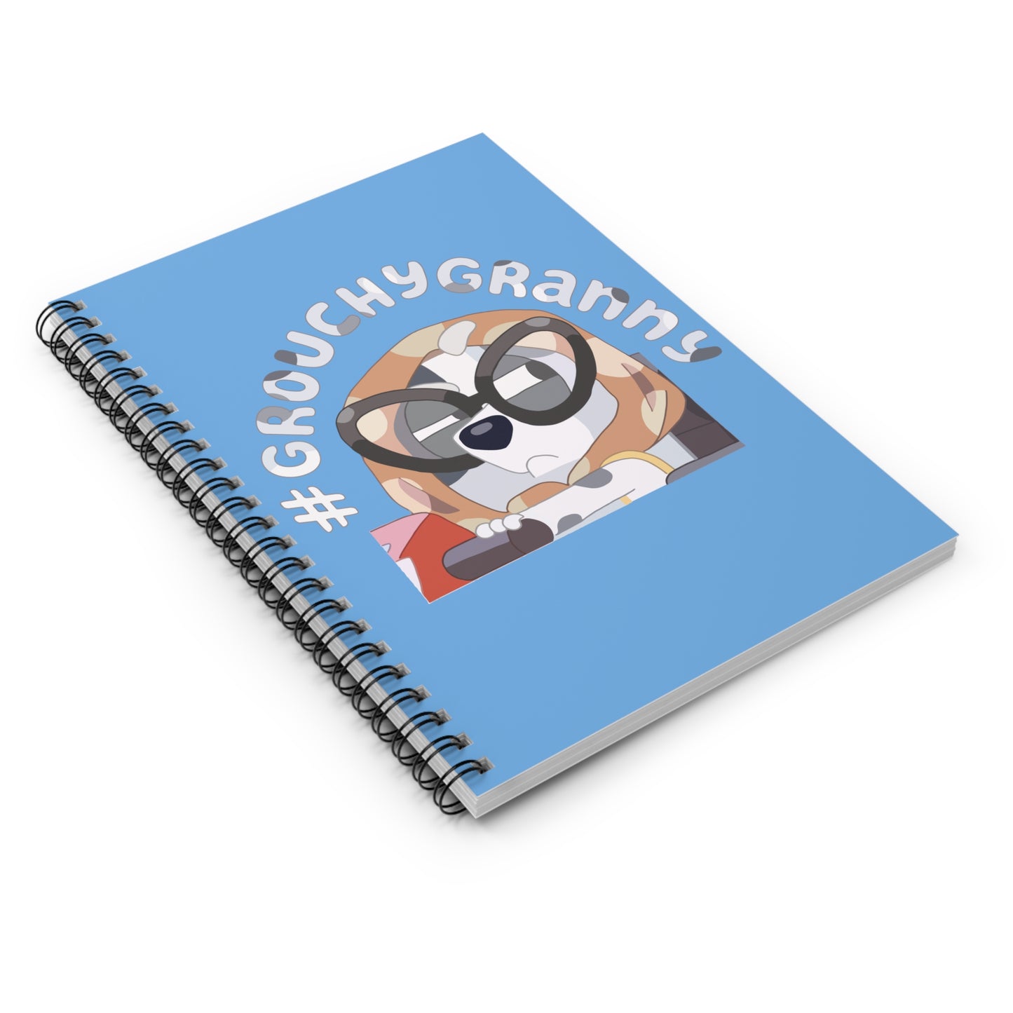 #GROUCHY GRANNY Spiral Notebook - Ruled Line