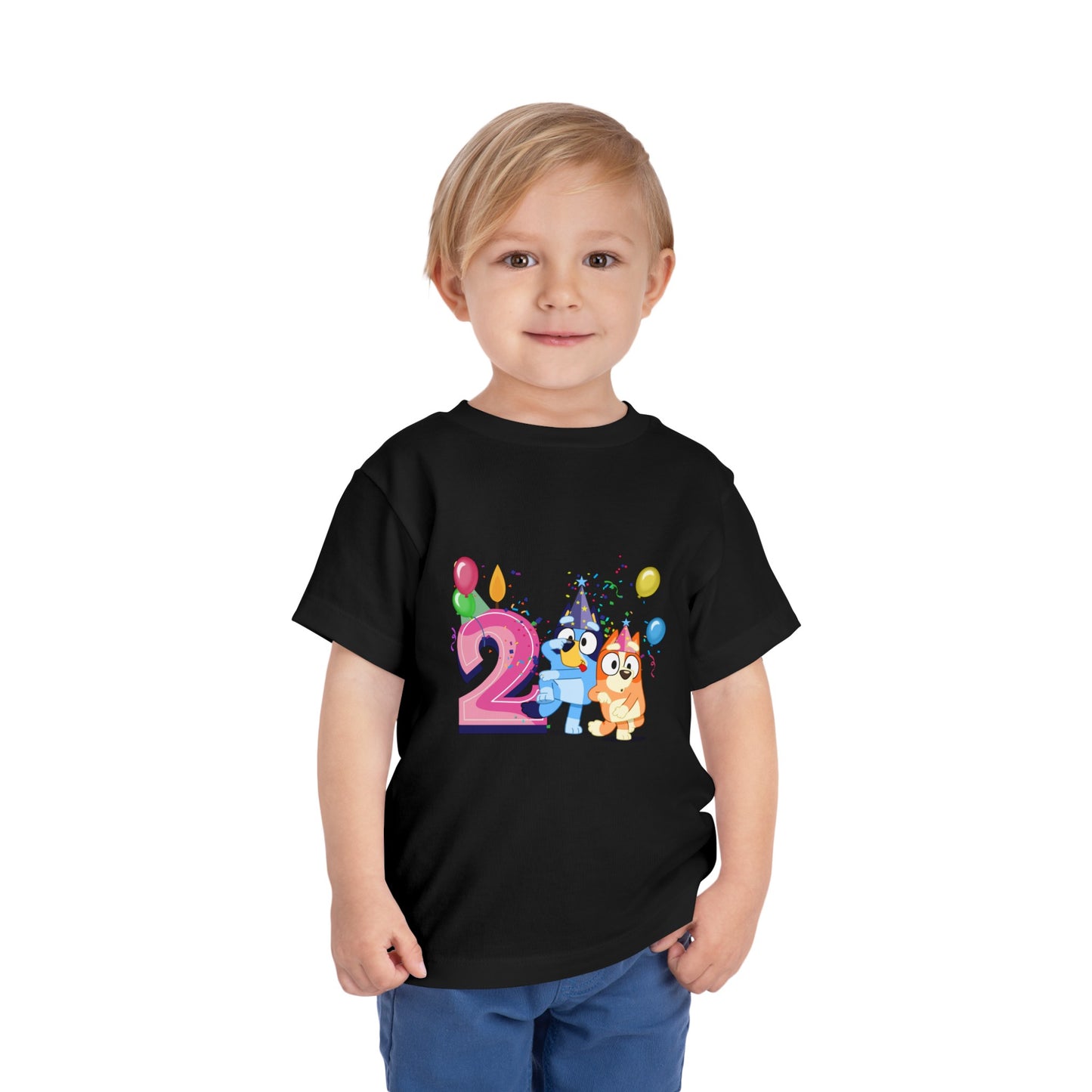 2nd Birthday Toddler Short Sleeve Tee