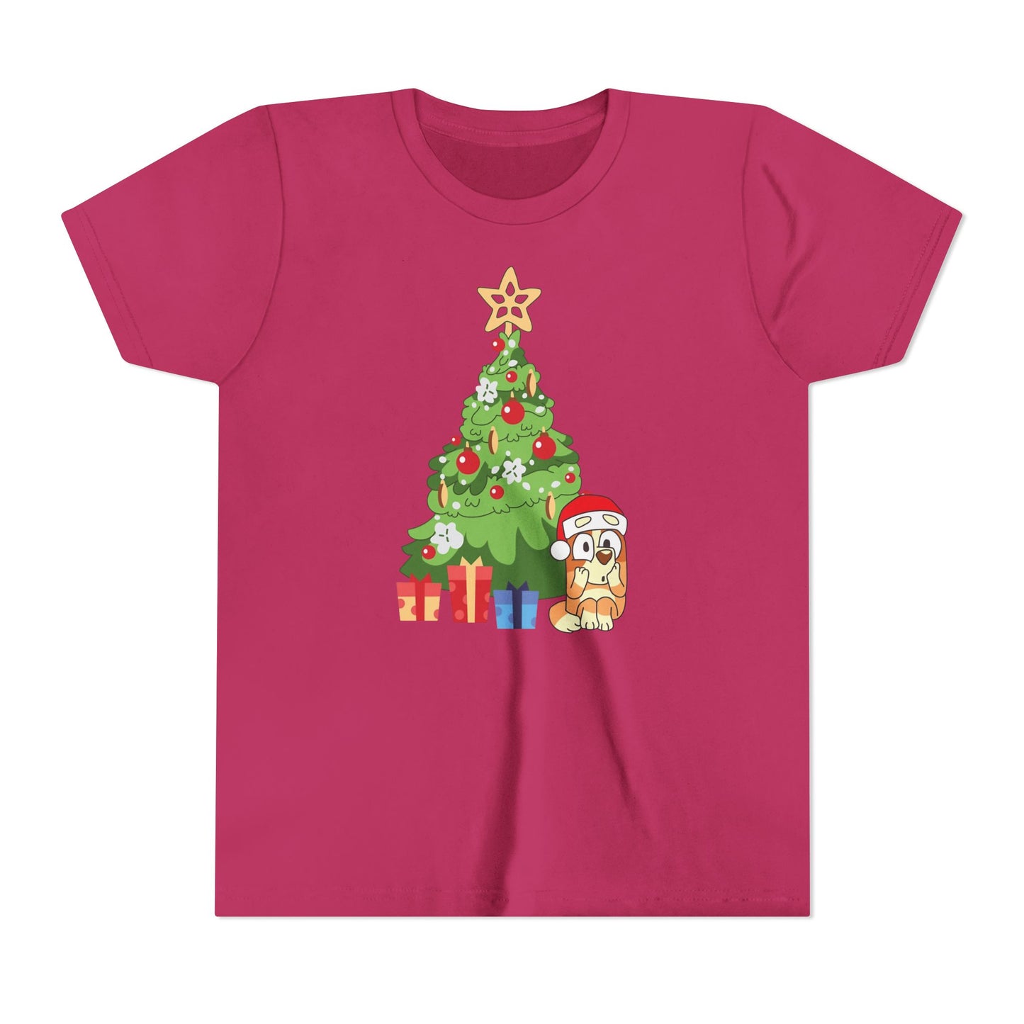 Christmas Tree Bingo Youth Short Sleeve Tee