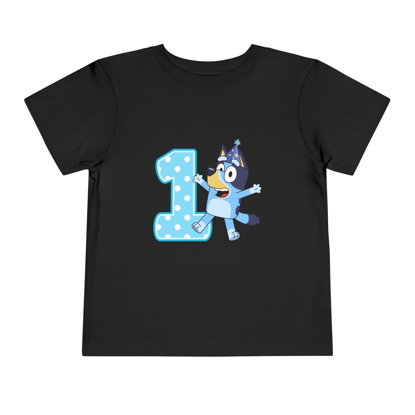 #1 Birthday Toddler Short Sleeve Tee