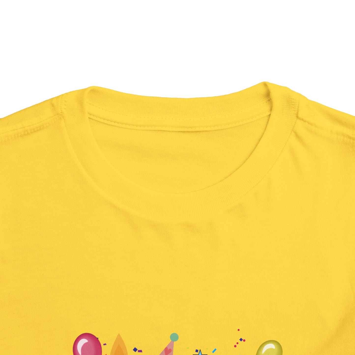 3rd Birthday Toddler Short Sleeve Tee