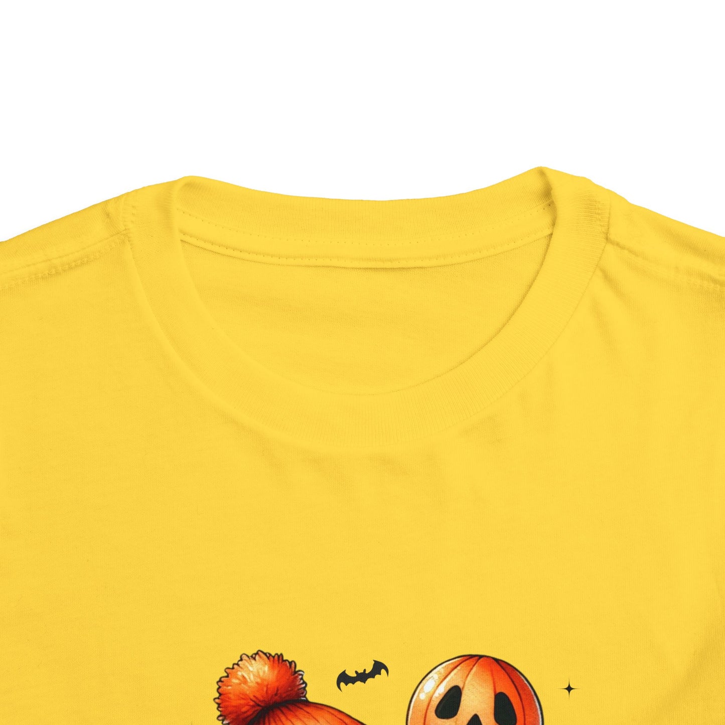 Ghost with Orange Balloon Toddler Short Sleeve Tee