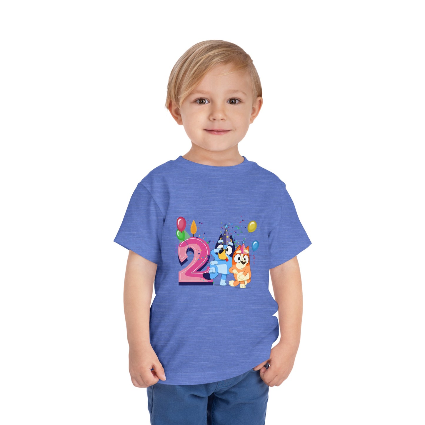 2nd Birthday Toddler Short Sleeve Tee