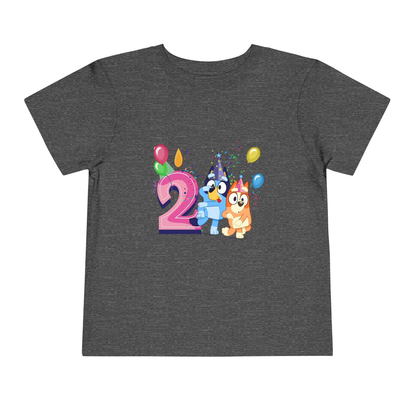 2nd Birthday Toddler Short Sleeve Tee