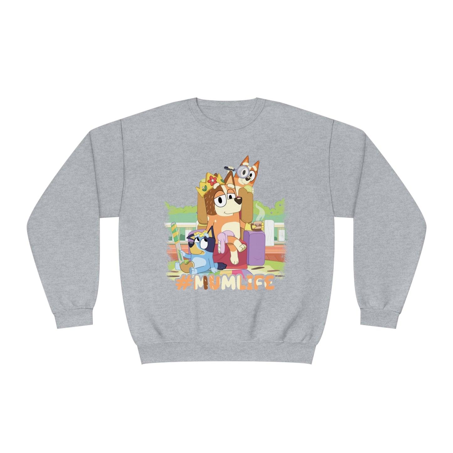 #Mumlife Bluey Crewneck Sweatshirt