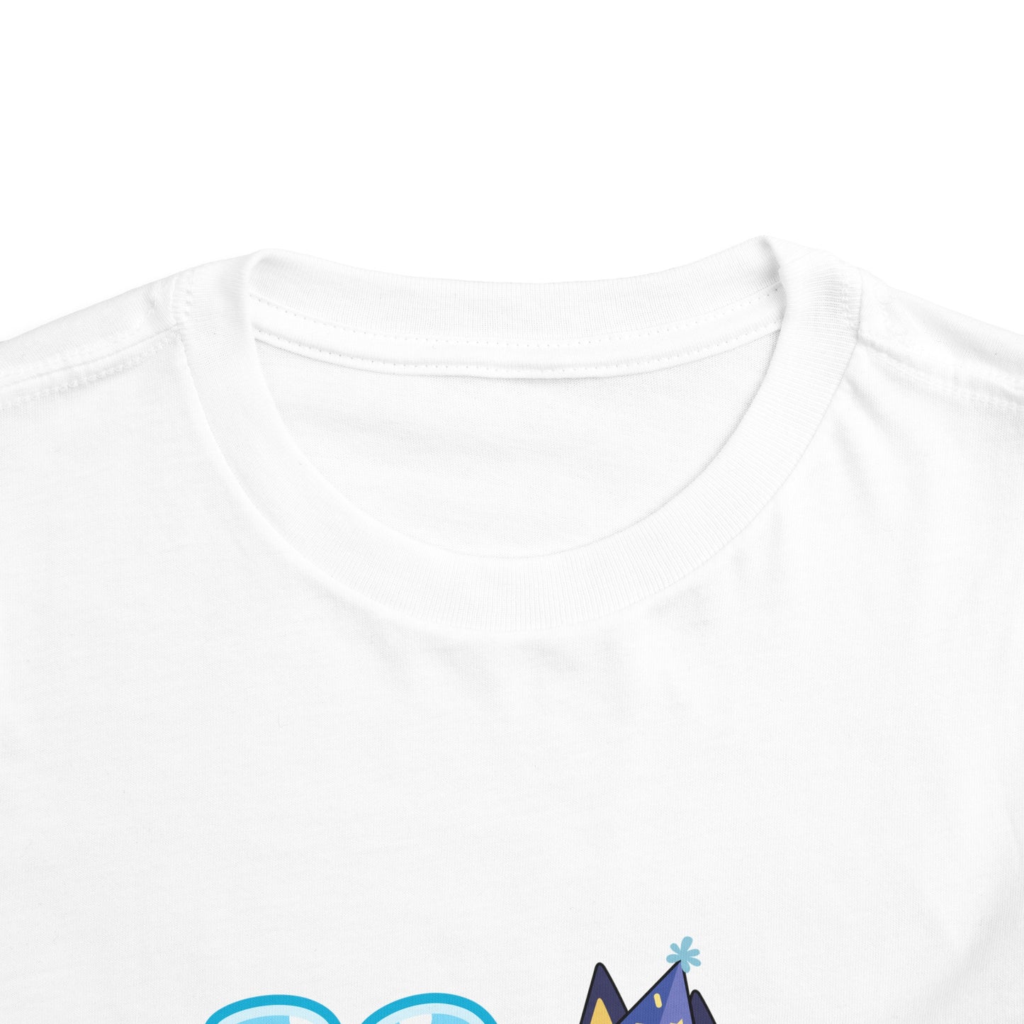 #4 Birthday Toddler Short Sleeve Tee