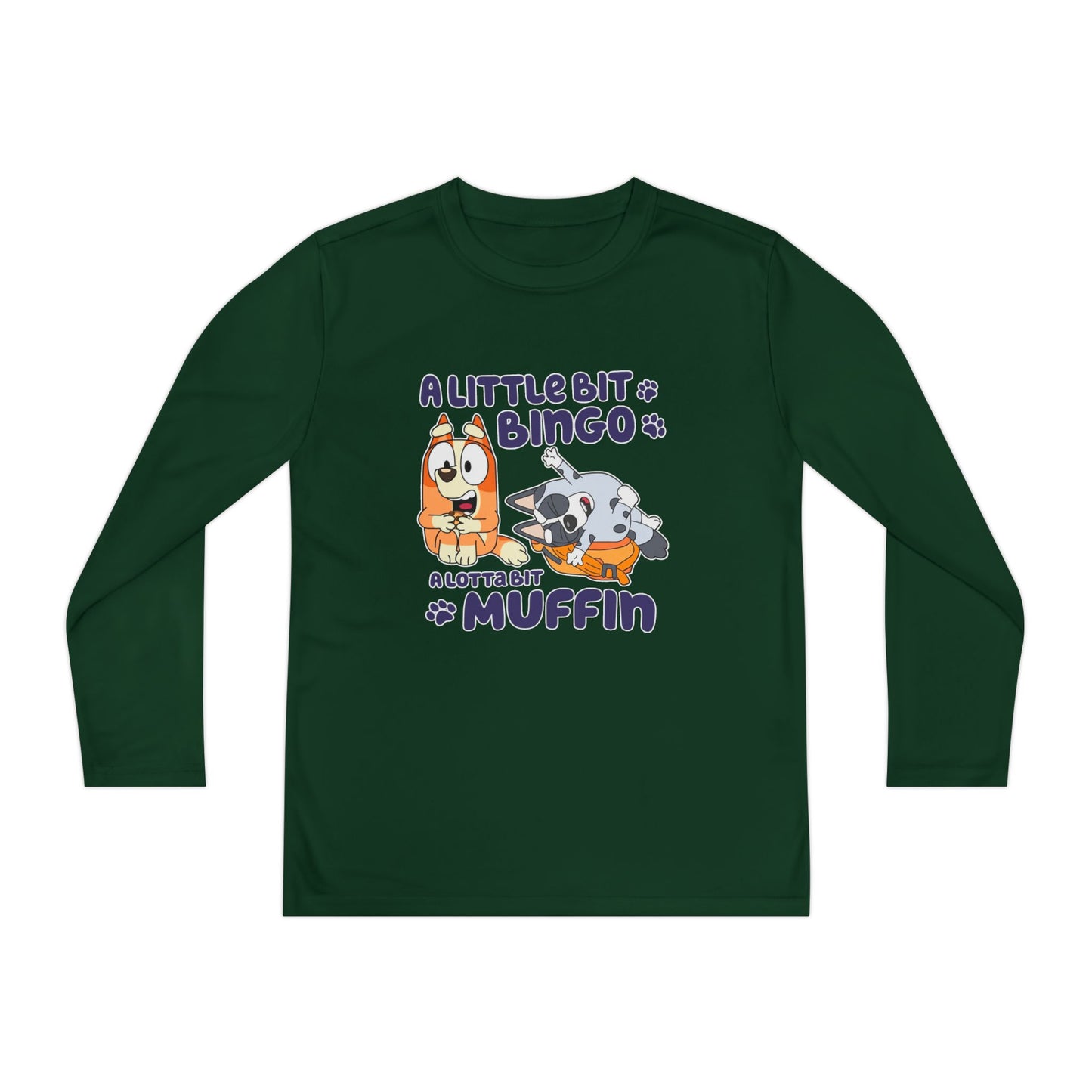 A Little Bit .. A Lot a bit Youth Long Sleeve Competitor Tee