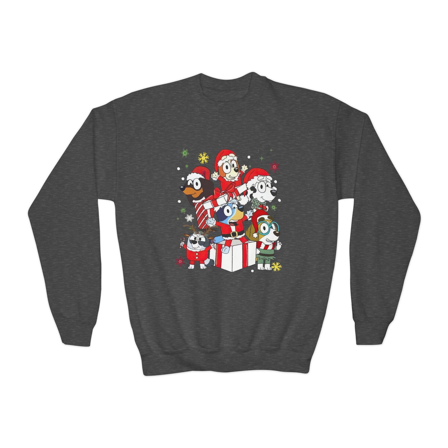 Christmas presents Youth Crewneck Sweatshirt