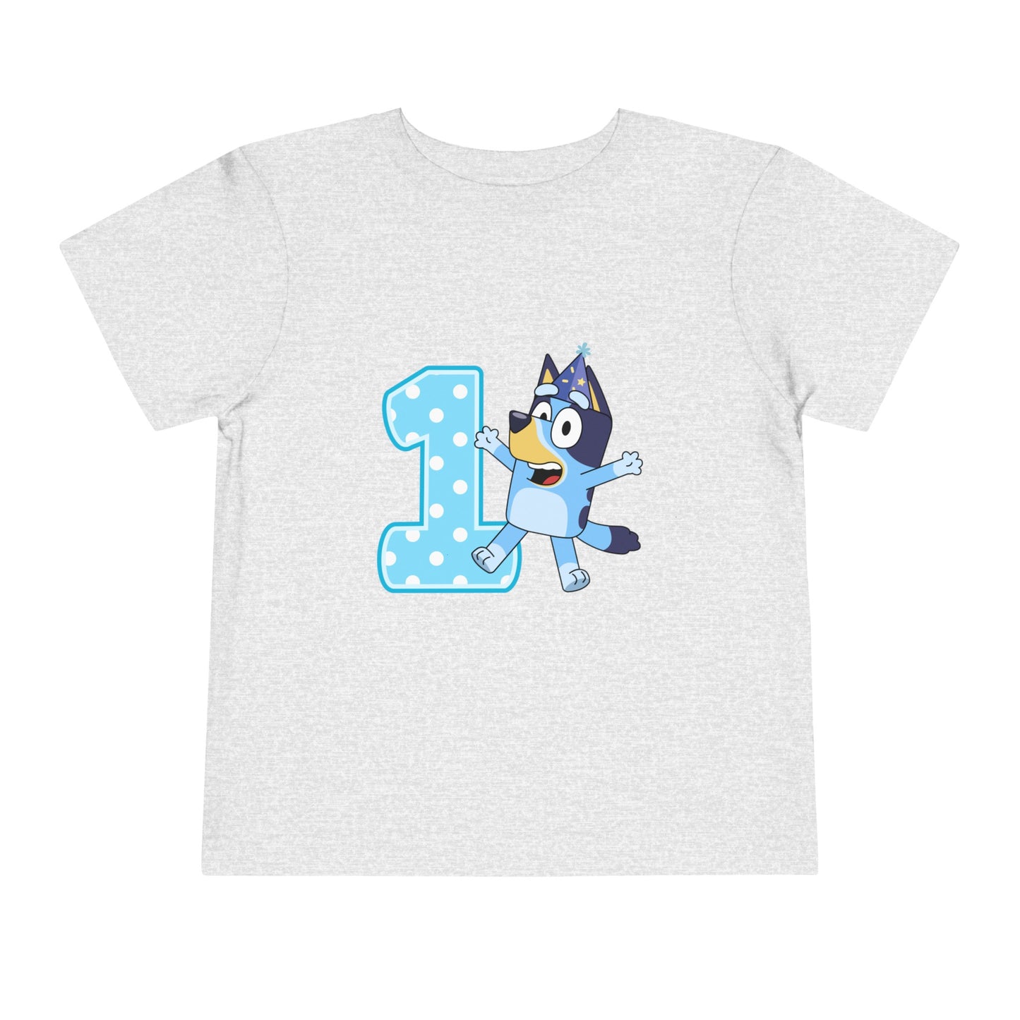 #1 Birthday Toddler Short Sleeve Tee