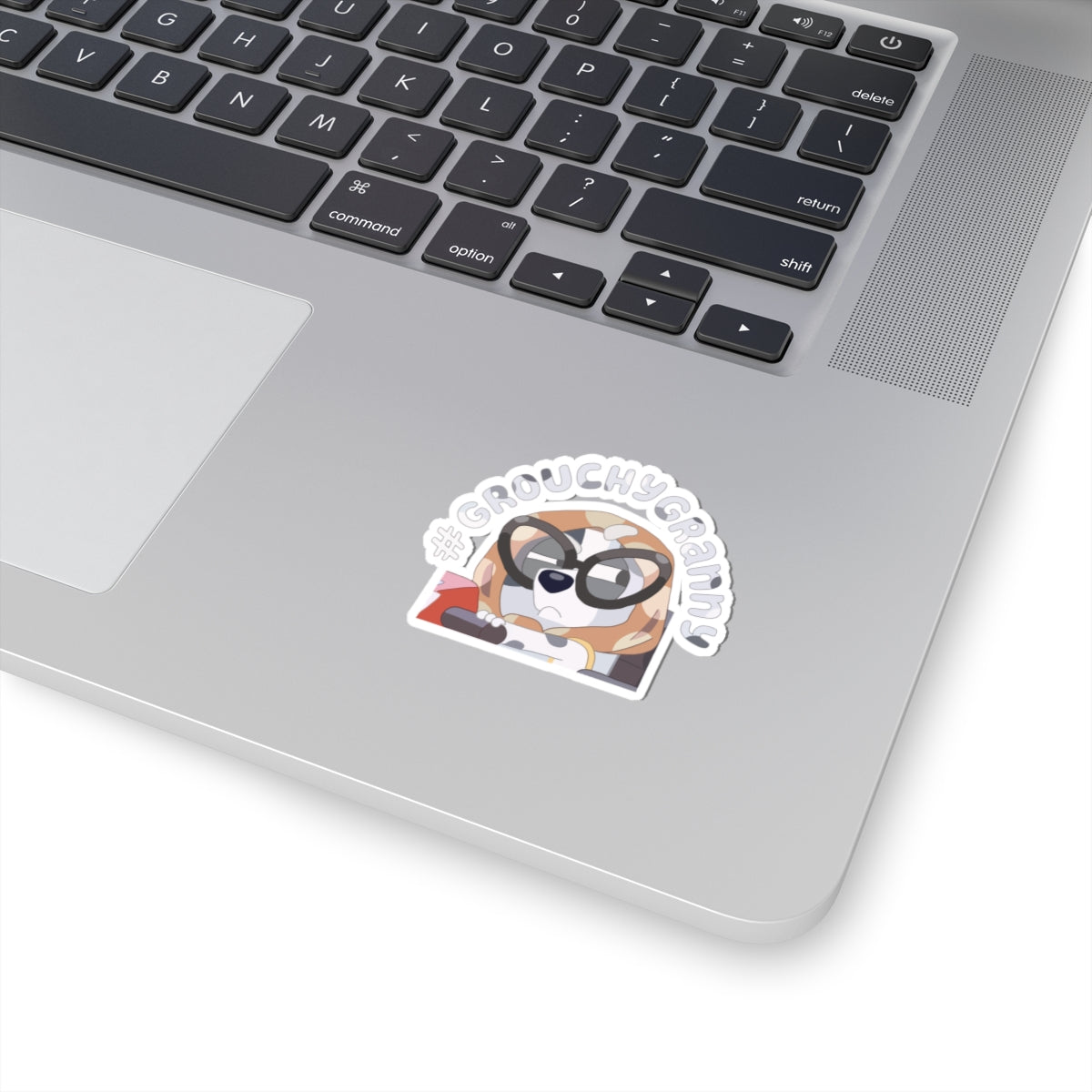 #Grouchy Granny Kiss-Cut Stickers