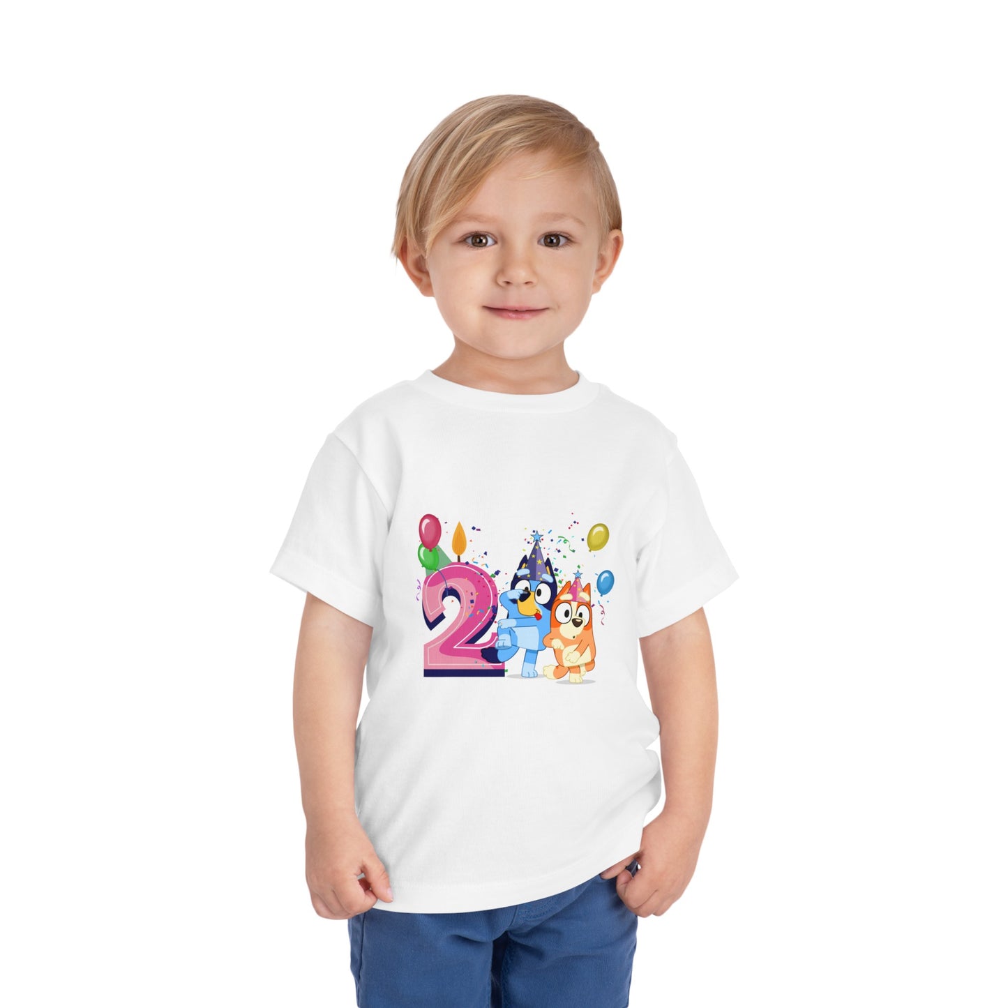 2nd Birthday Toddler Short Sleeve Tee
