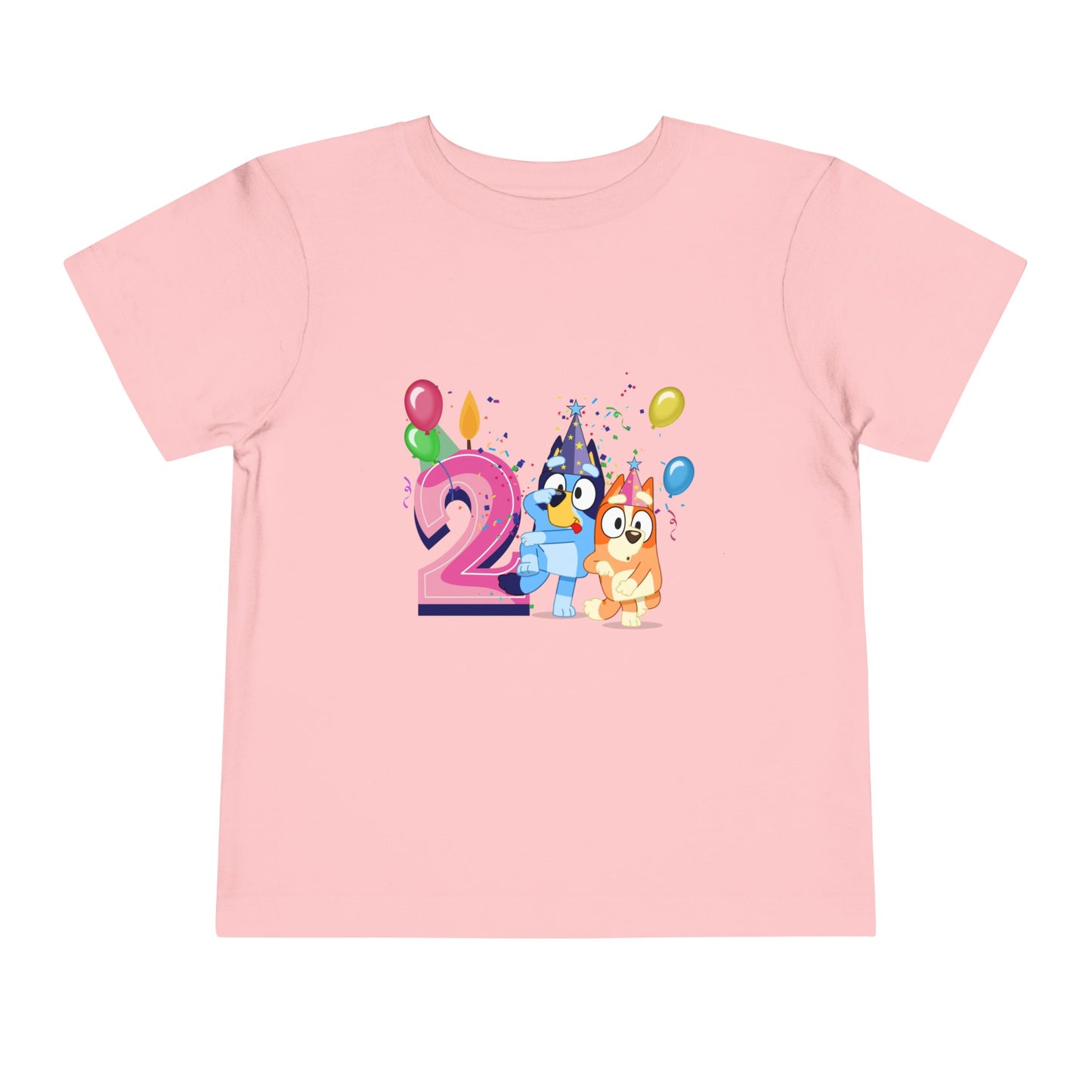 2nd Birthday Toddler Short Sleeve Tee