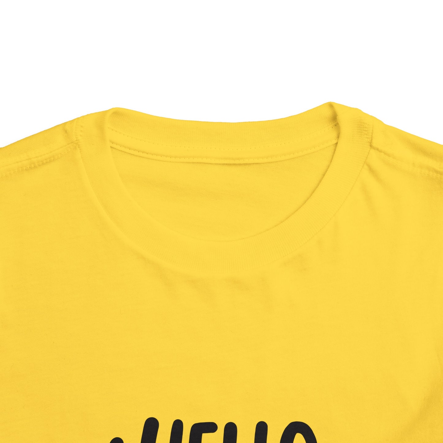 Hello First Day School Toddler Short Sleeve Tee