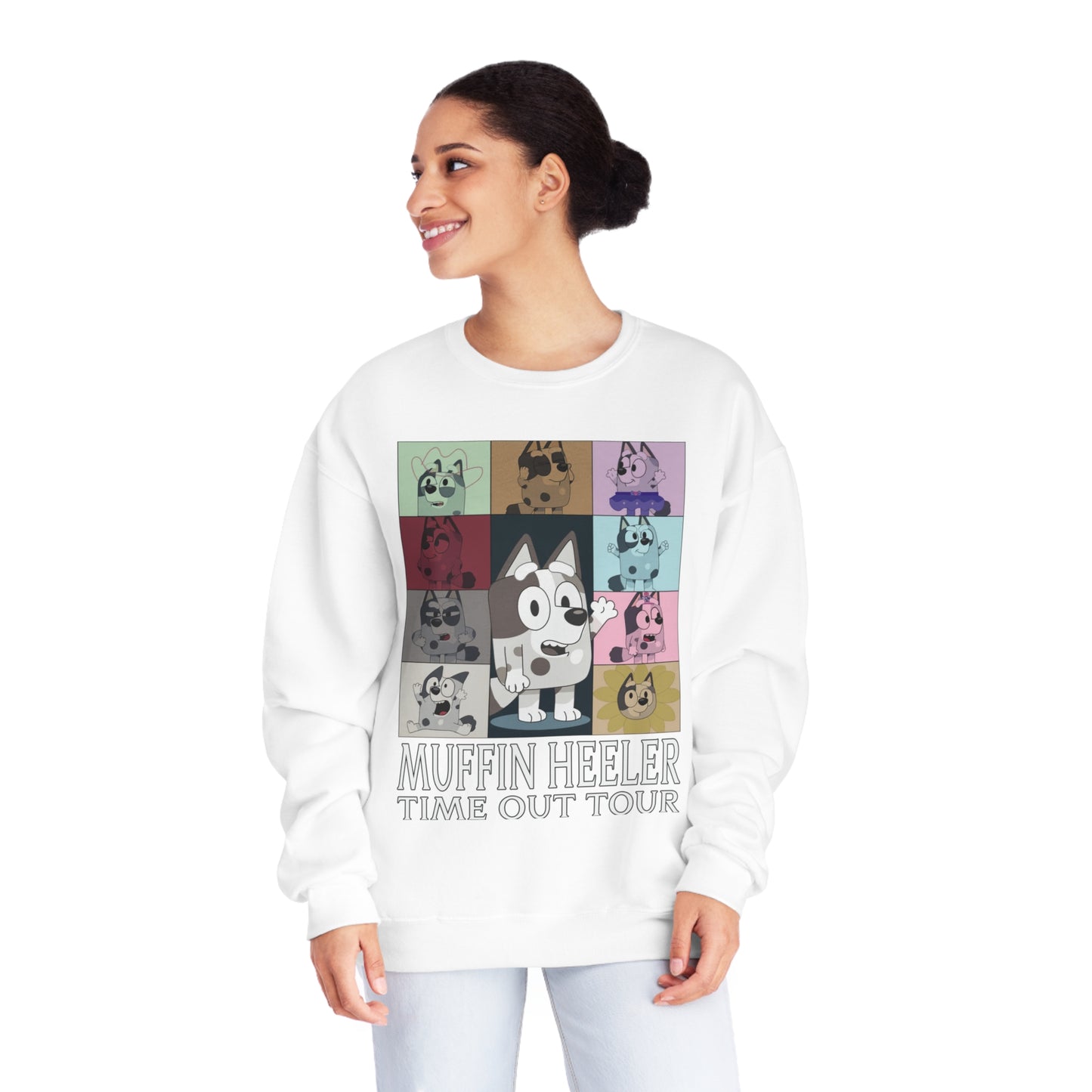 Muffin Heeler Time Out Tour sweatshirt