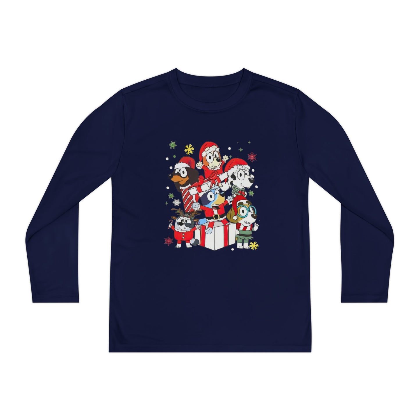 Christmas presents Youth Long Sleeve Competitor Tee