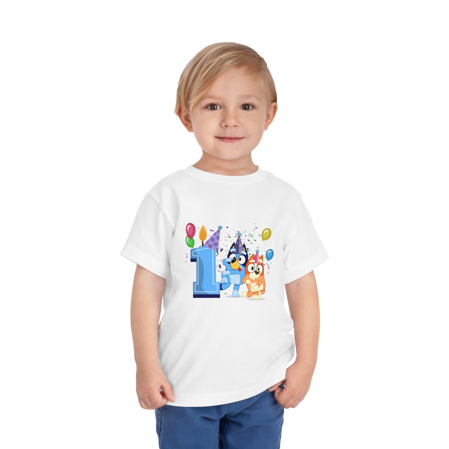 1st Birthday Toddler Short Sleeve Tee