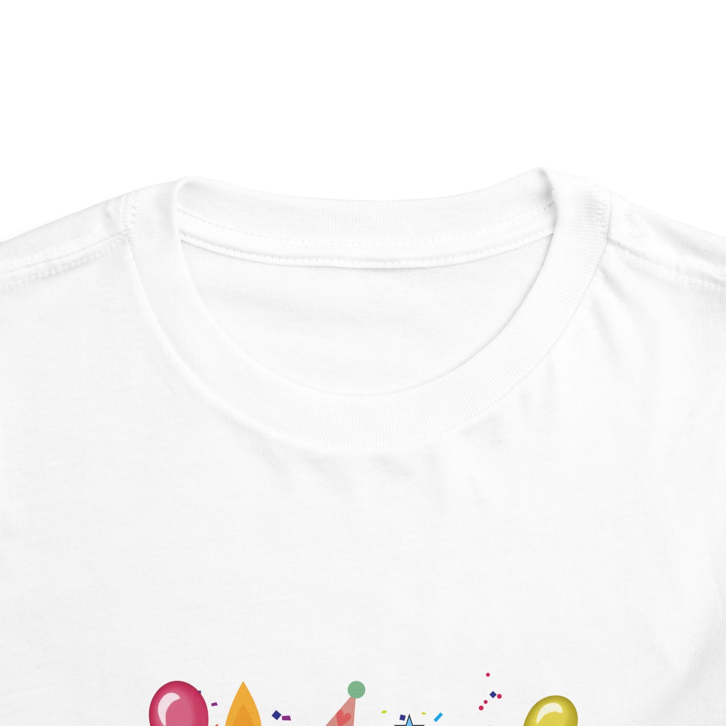 3rd Birthday Toddler Short Sleeve Tee