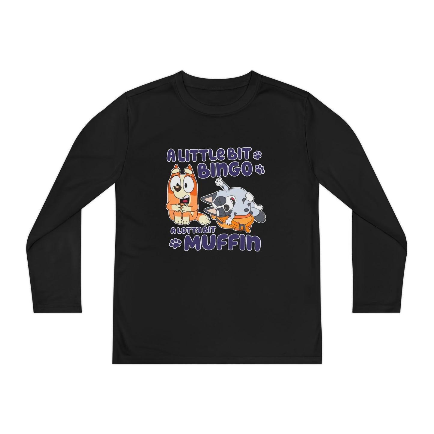 A Little Bit .. A Lot a bit Youth Long Sleeve Competitor Tee