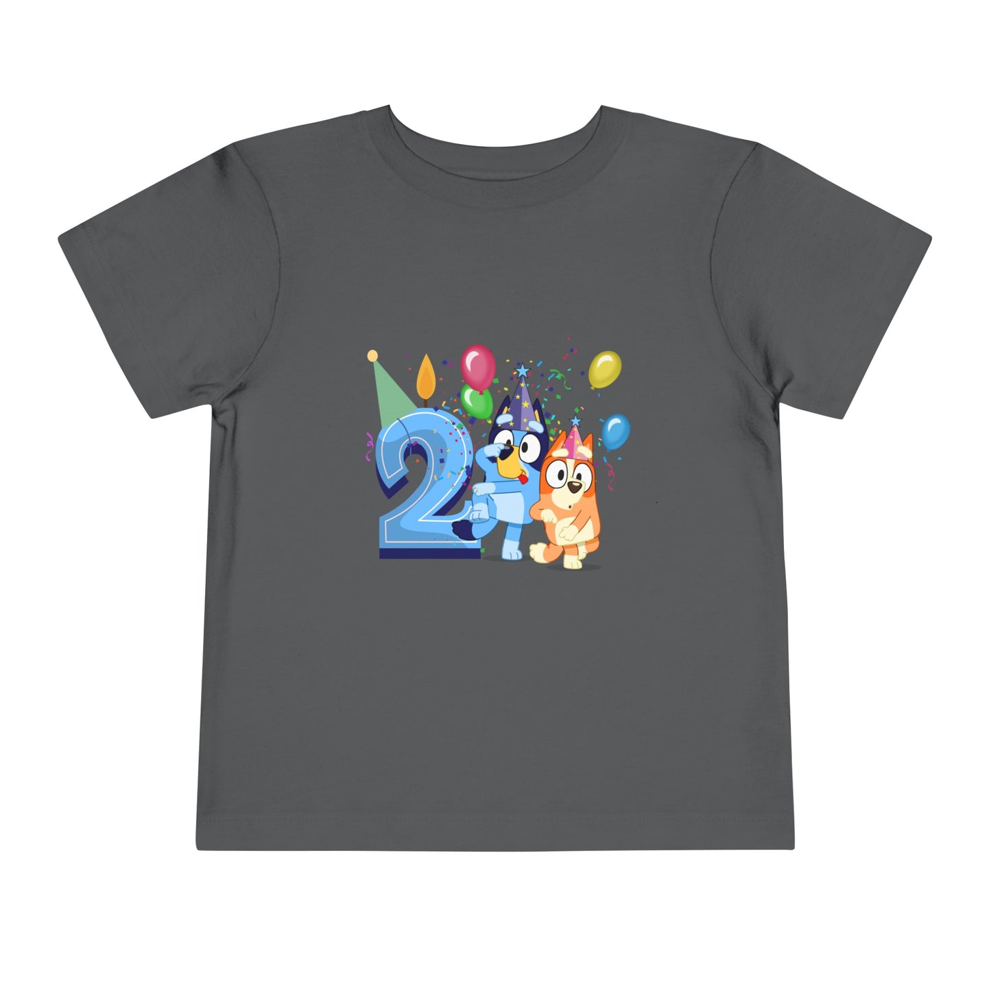 2nd Birthday Toddler Short Sleeve Tee