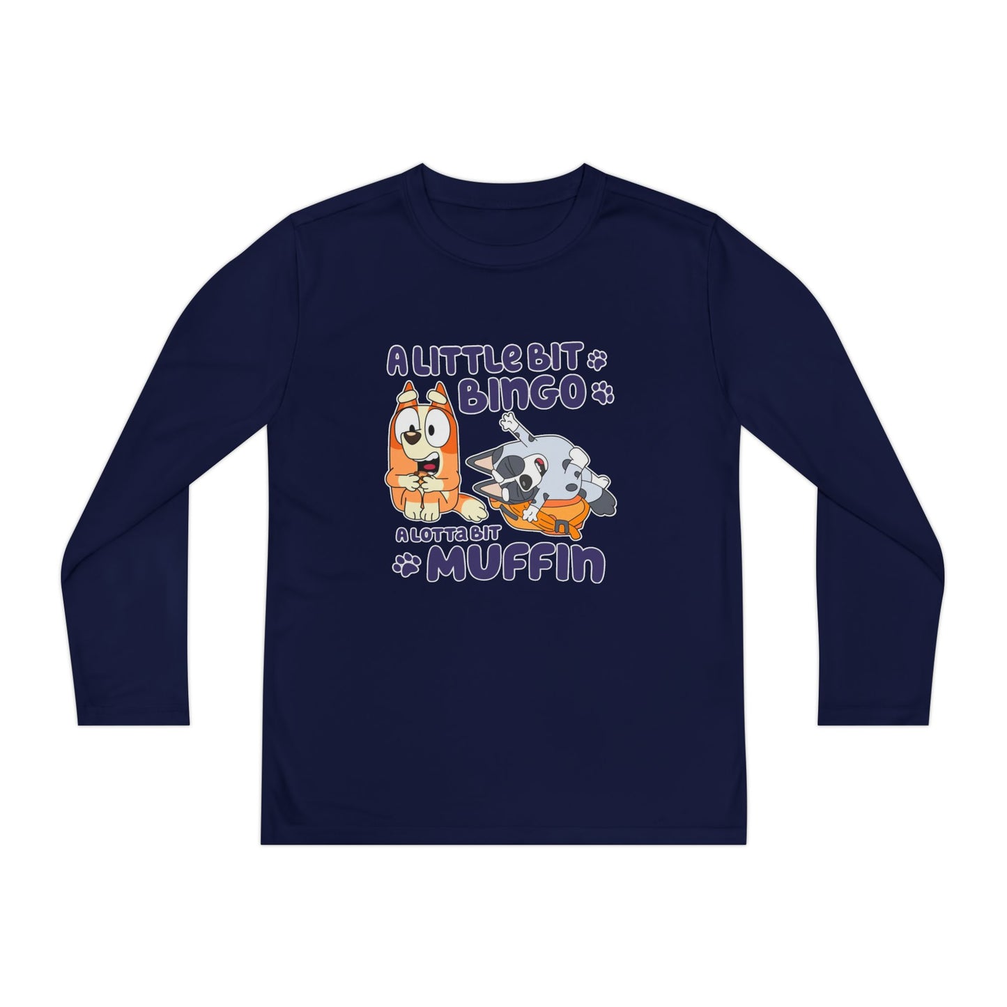 A Little Bit .. A Lot a bit Youth Long Sleeve Competitor Tee