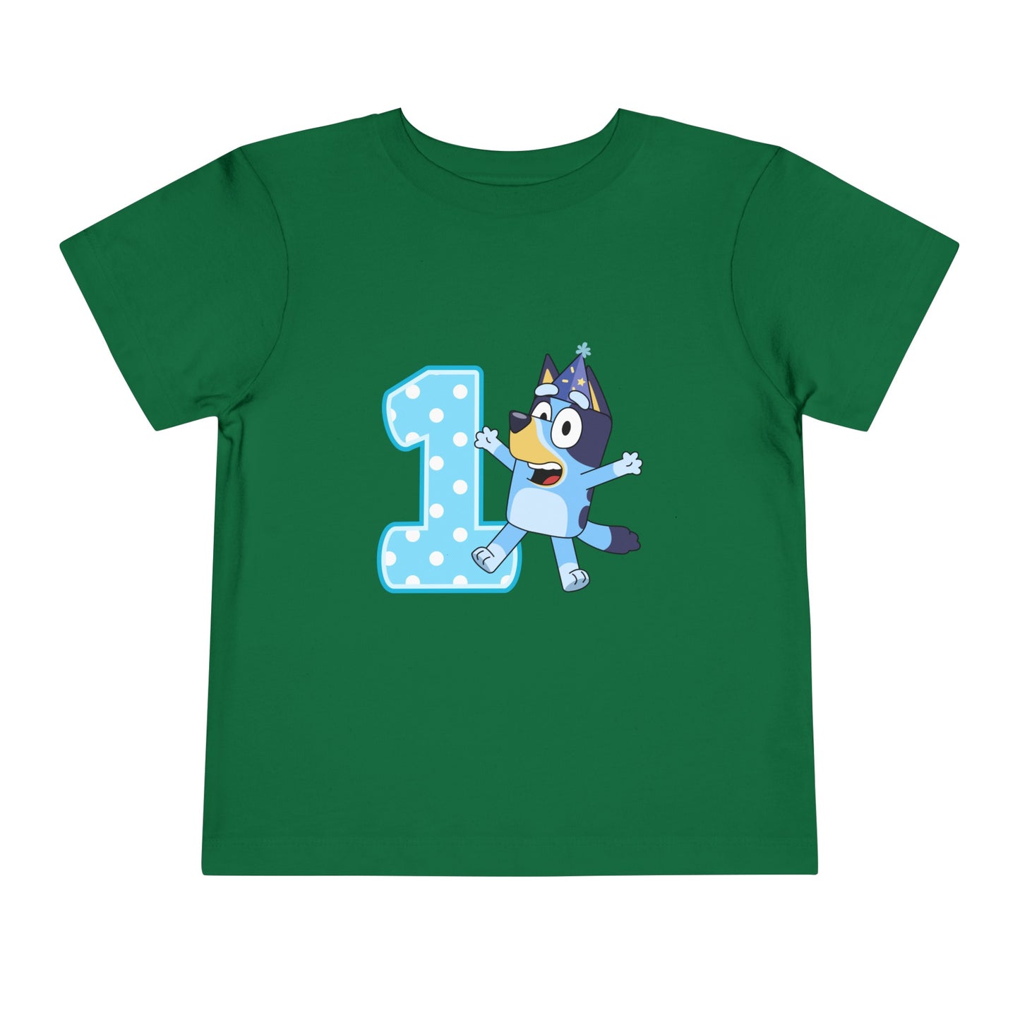 #1 Birthday Toddler Short Sleeve Tee