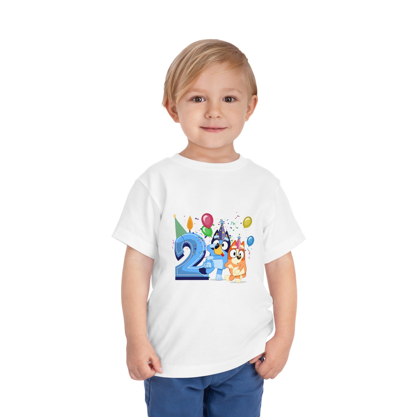 2nd Birthday Toddler Short Sleeve Tee