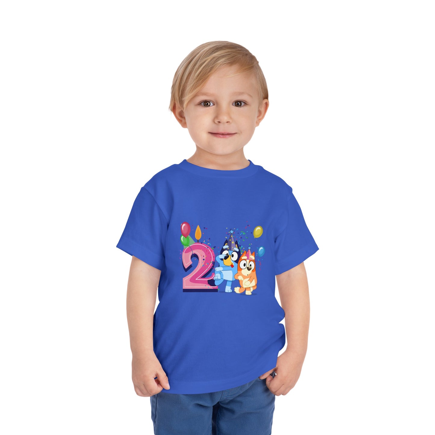 2nd Birthday Toddler Short Sleeve Tee