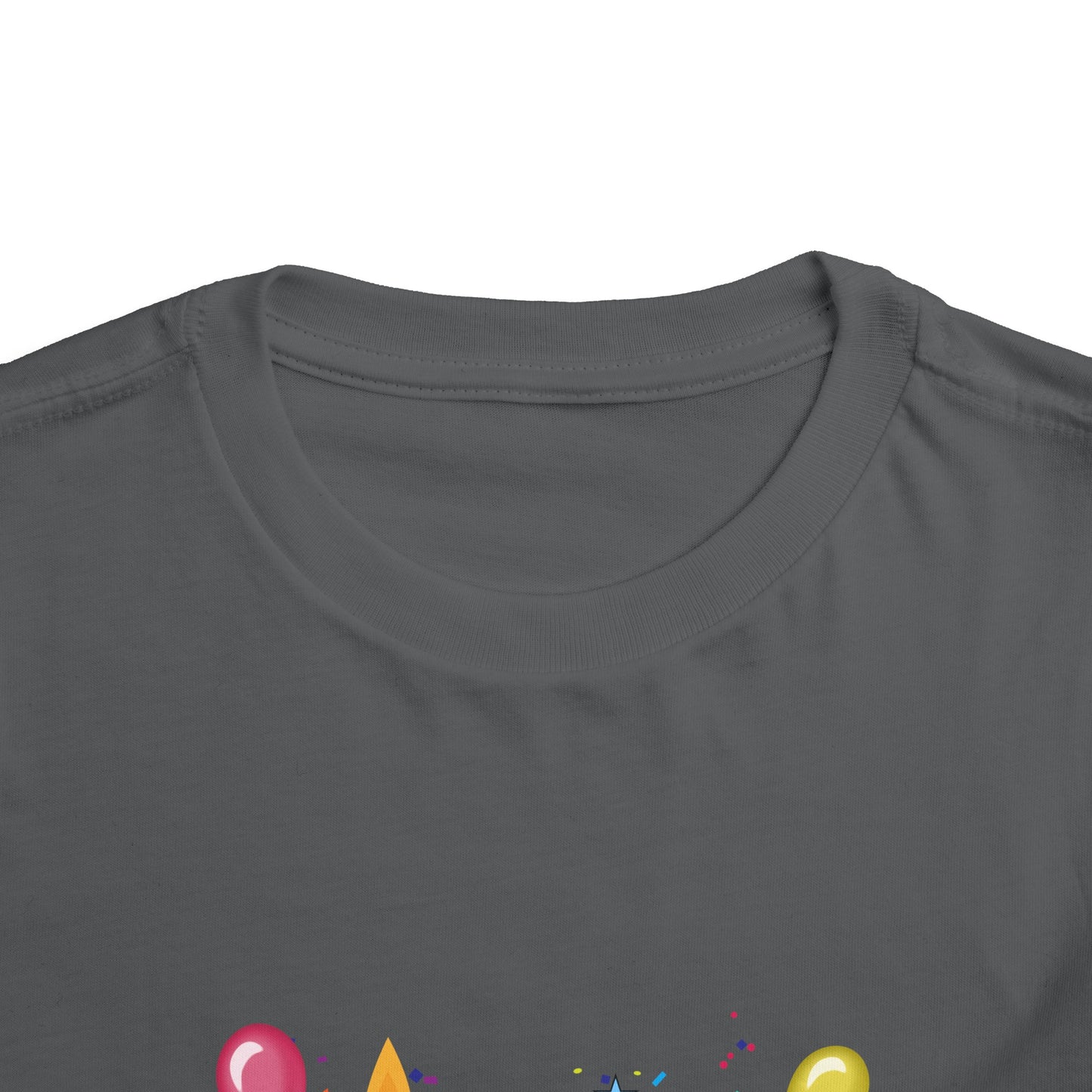 6th Birthday Toddler Short Sleeve Tee