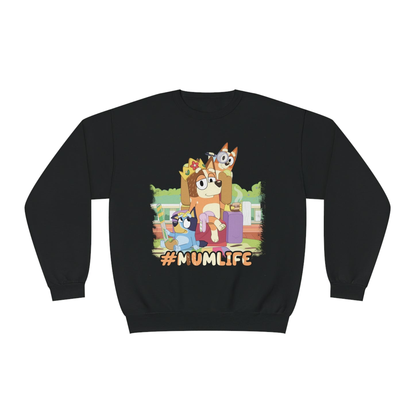 #Mumlife Bluey Crewneck Sweatshirt