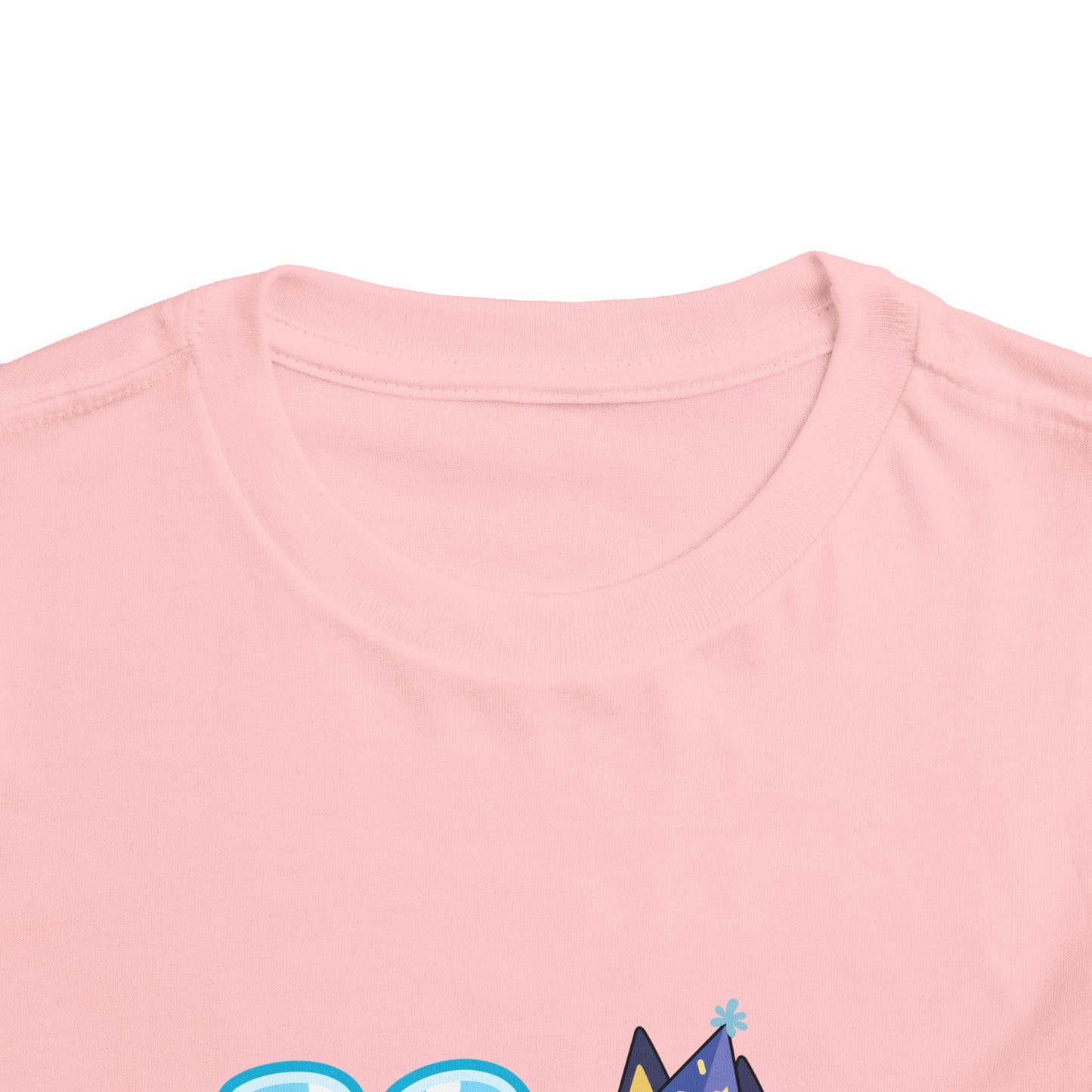 #4 Birthday Toddler Short Sleeve Tee
