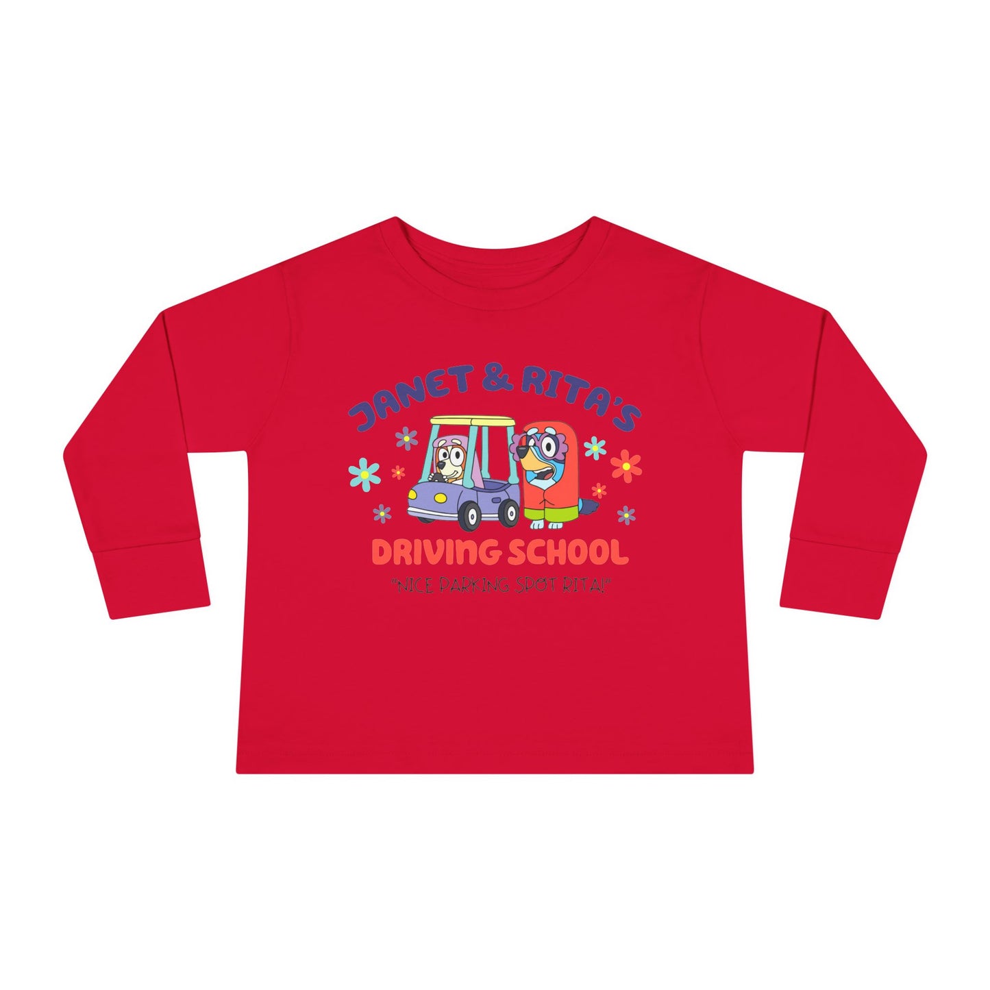 Janet & Rita's Driving School Toddler Long Sleeve Tee