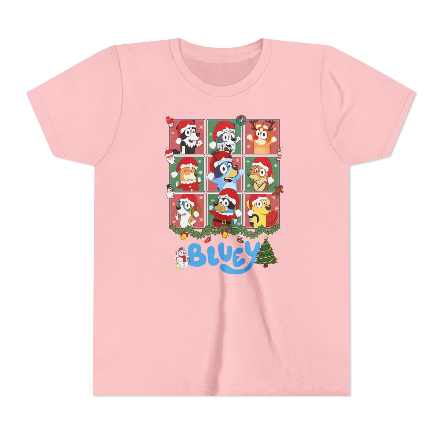 Christmas Polaroids Youth Short Sleeve Tee