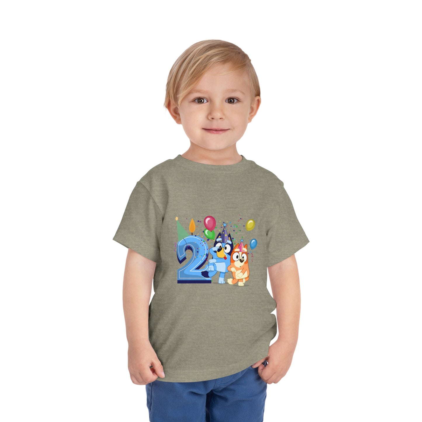 2nd Birthday Toddler Short Sleeve Tee
