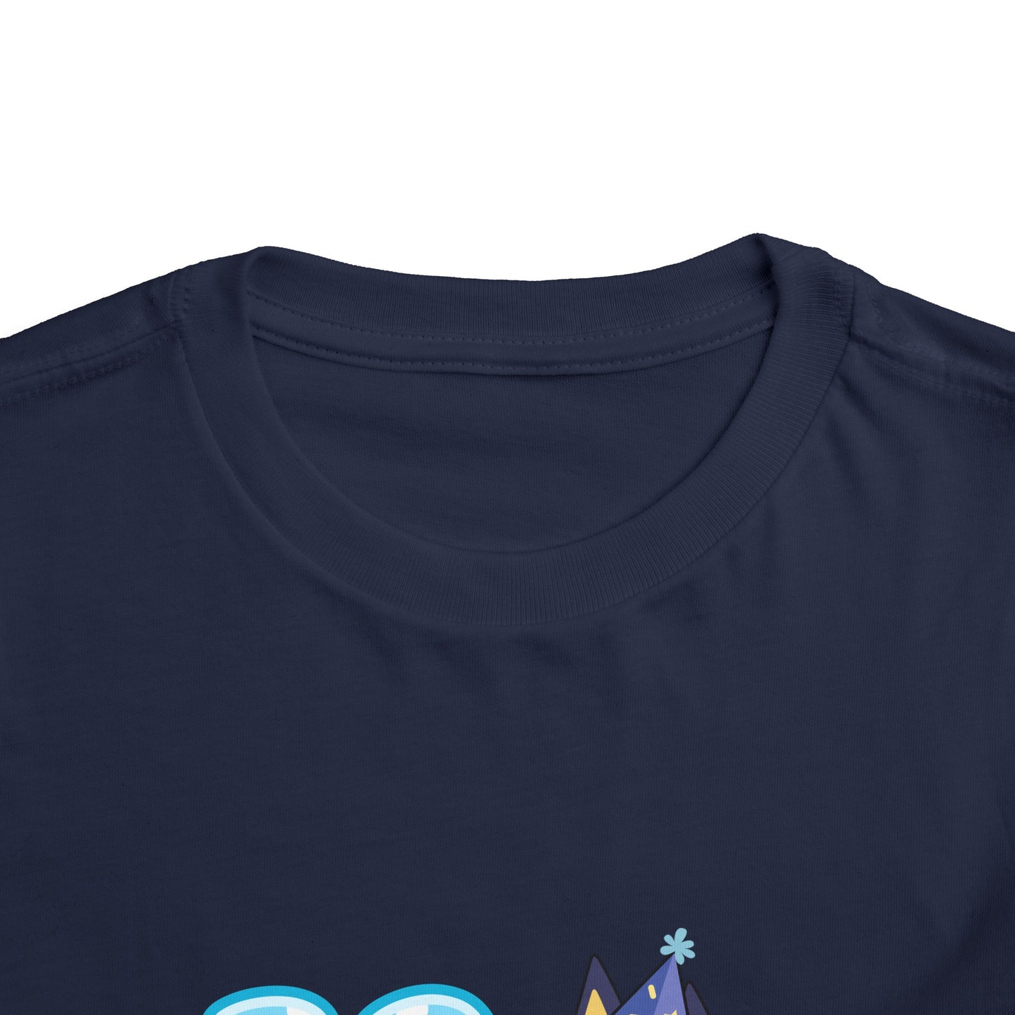 #4 Birthday Toddler Short Sleeve Tee