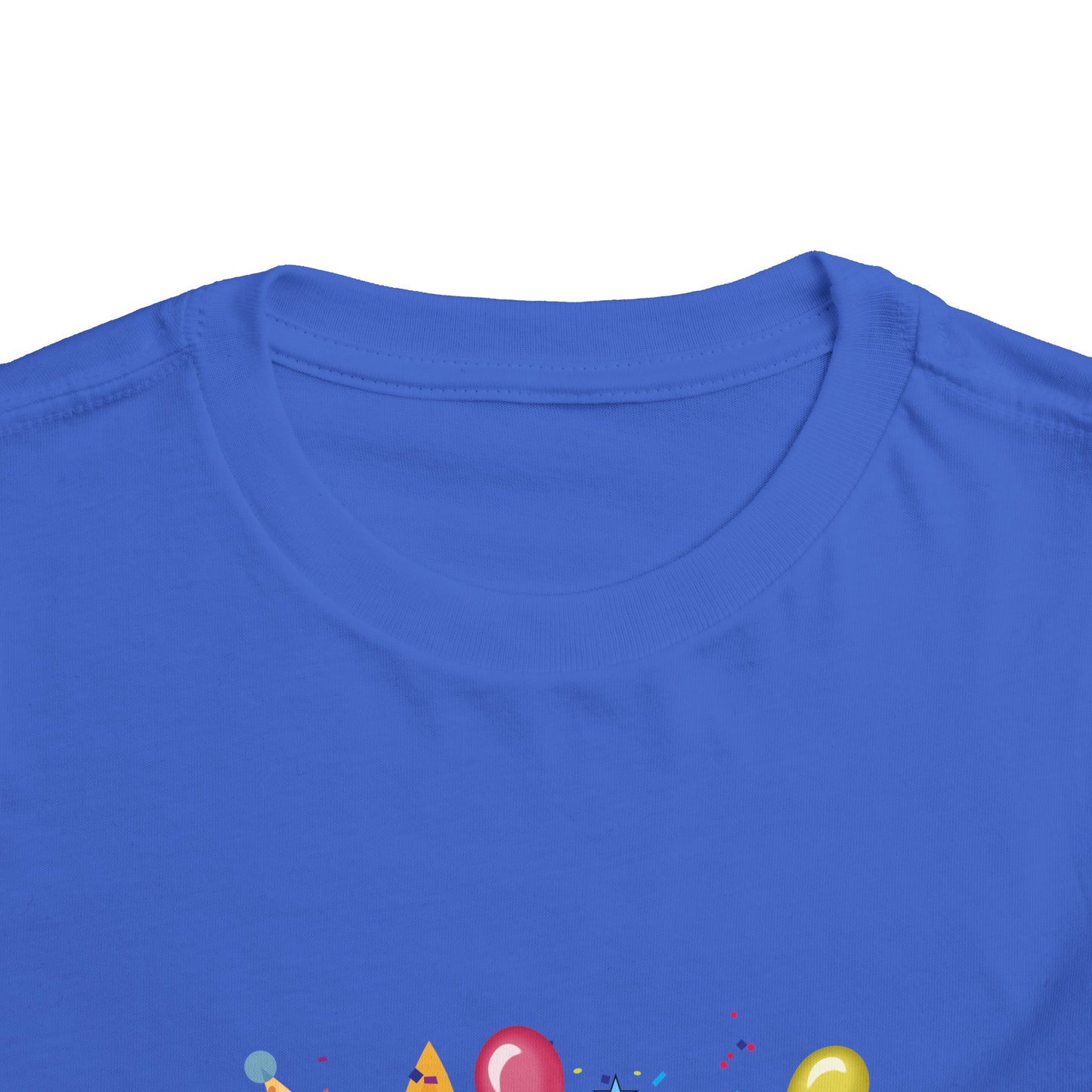 4th Birthday Toddler Short Sleeve Tee