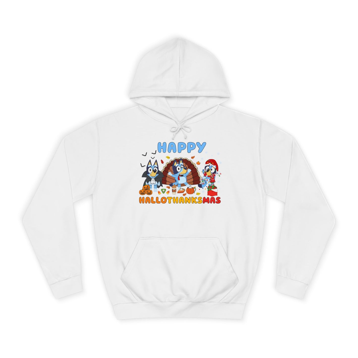 Happy Hallothanksmas College Hoodie