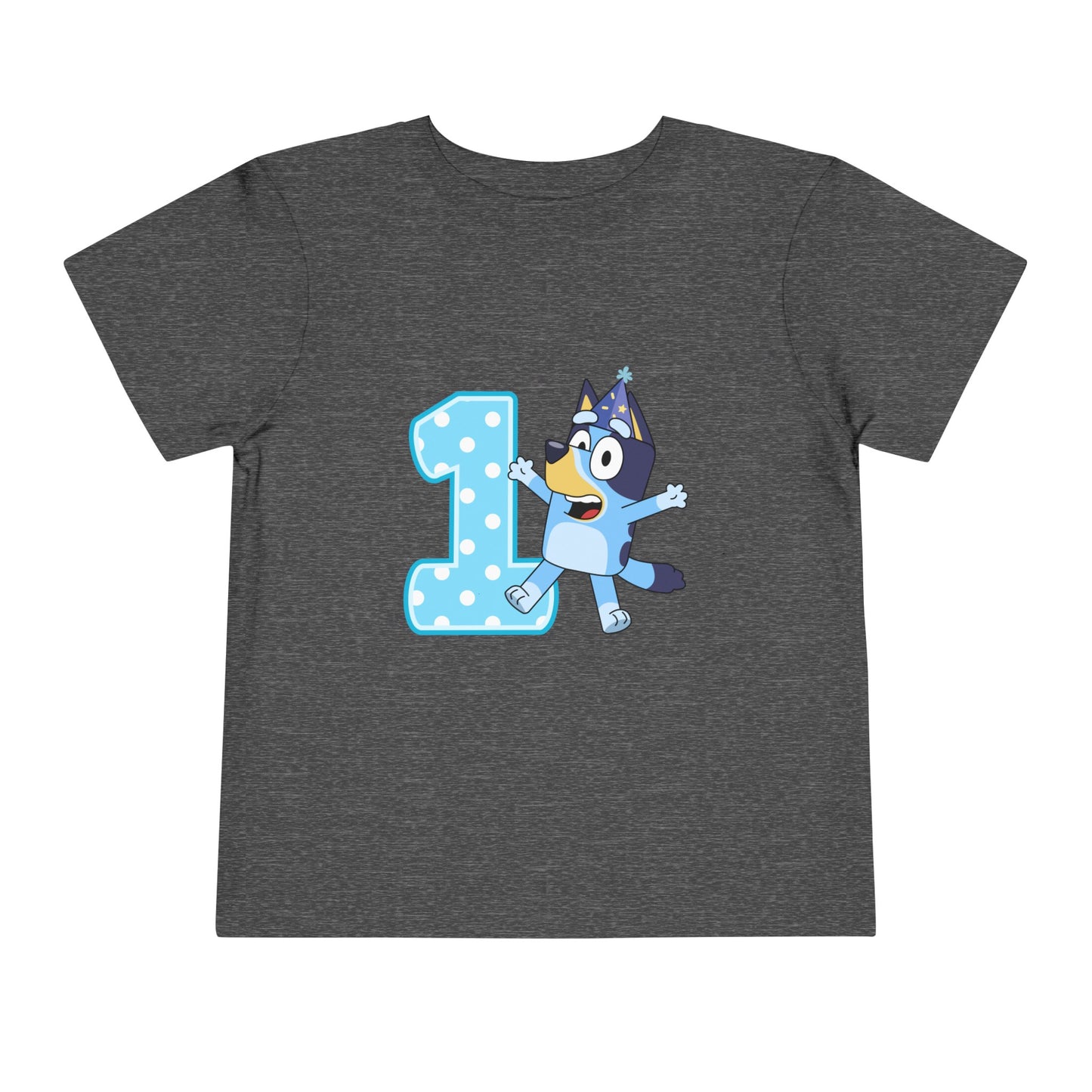 #1 Birthday Toddler Short Sleeve Tee