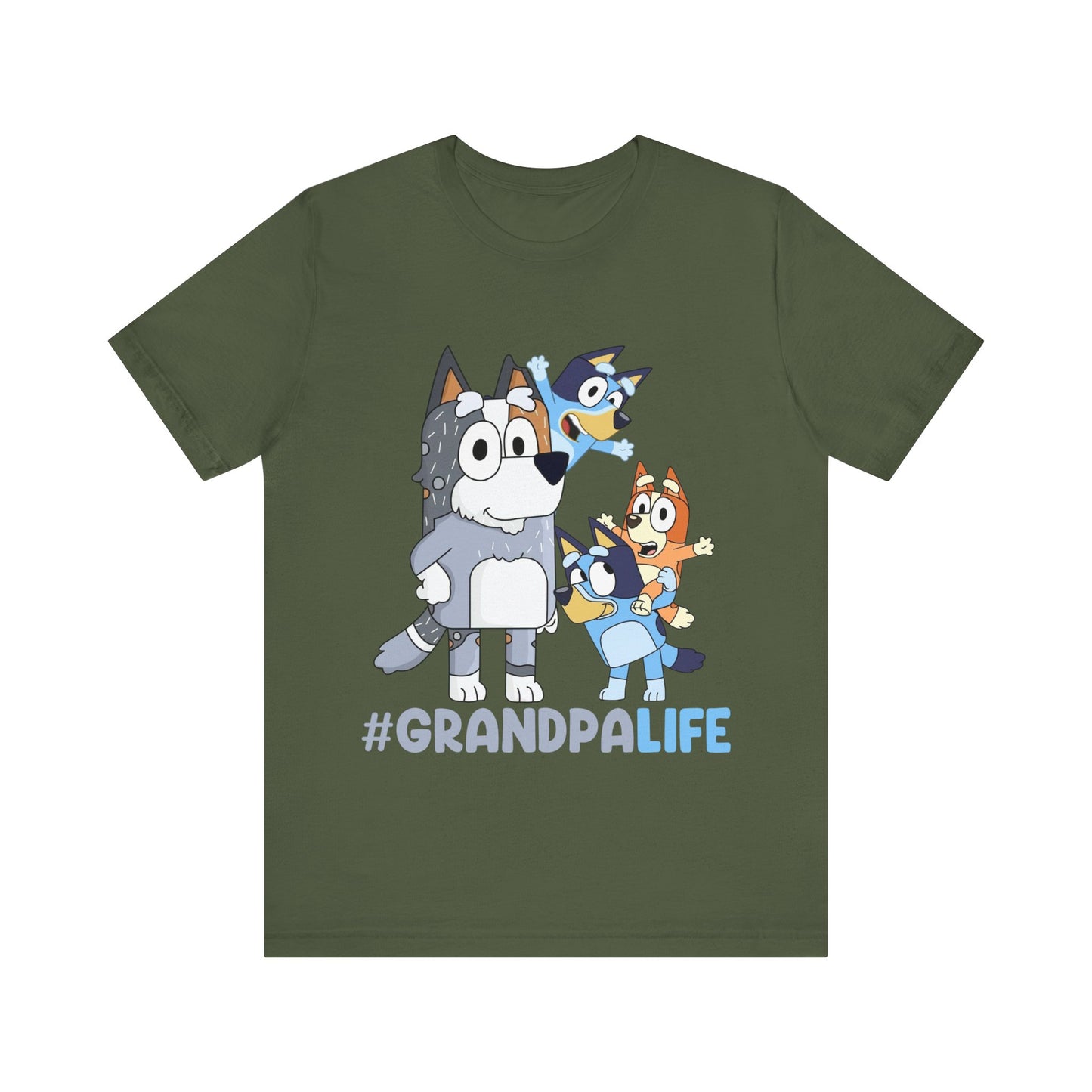 #GrandpaLife Bluey Short Sleeve Tee