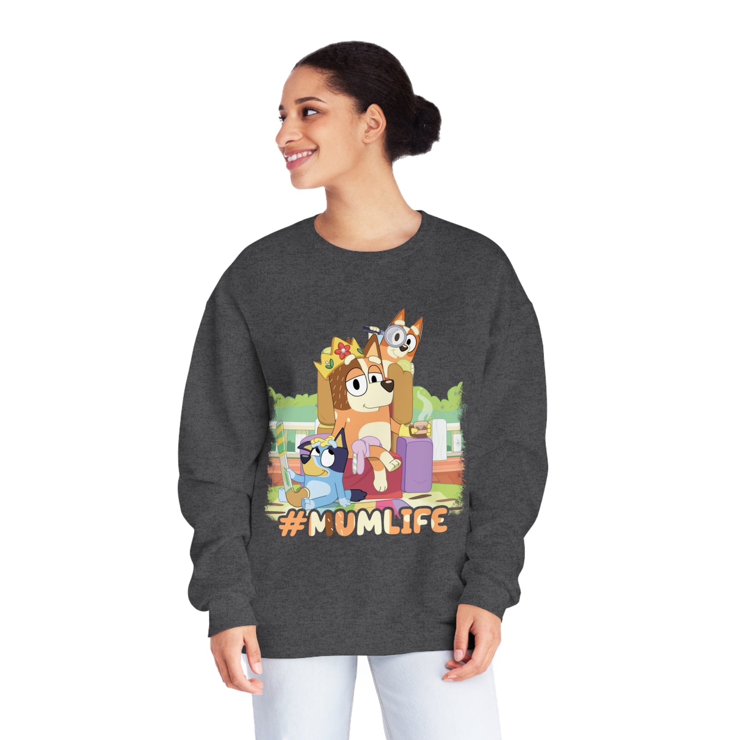 #Mumlife Bluey Crewneck Sweatshirt