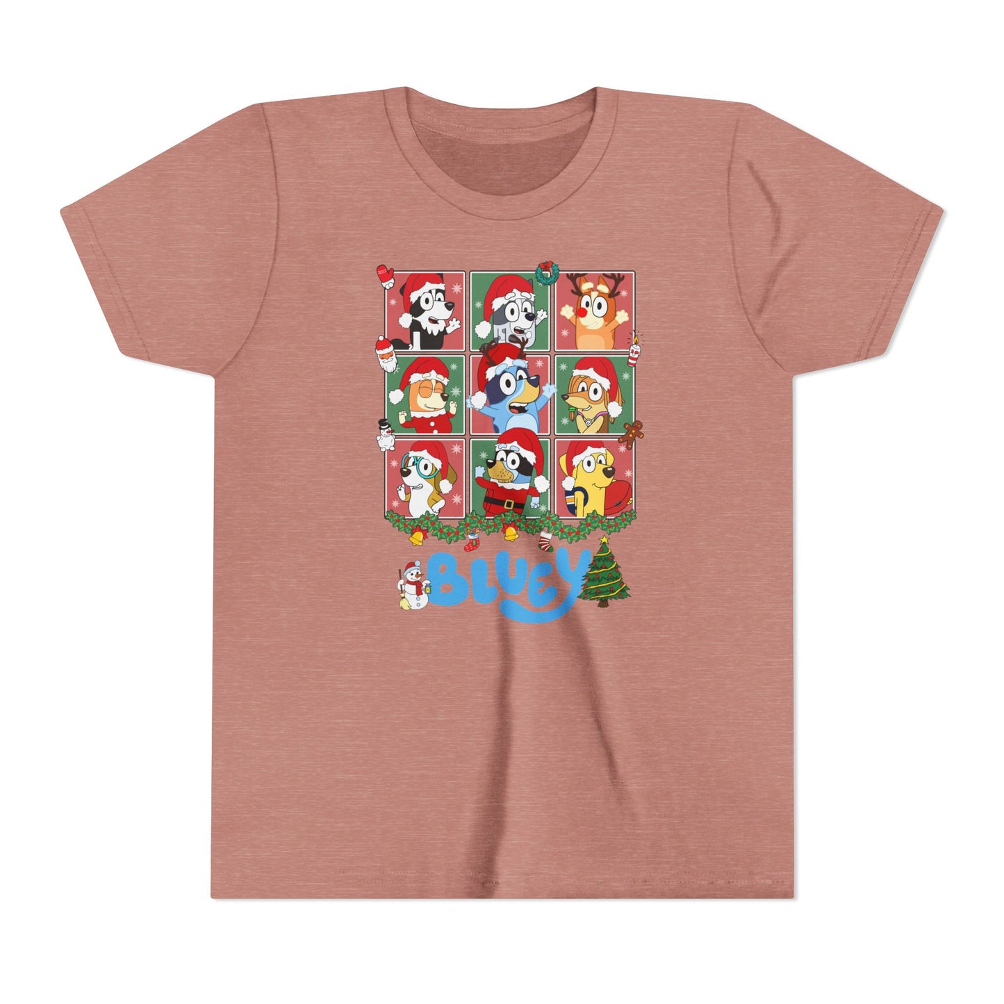 Christmas Polaroids Youth Short Sleeve Tee
