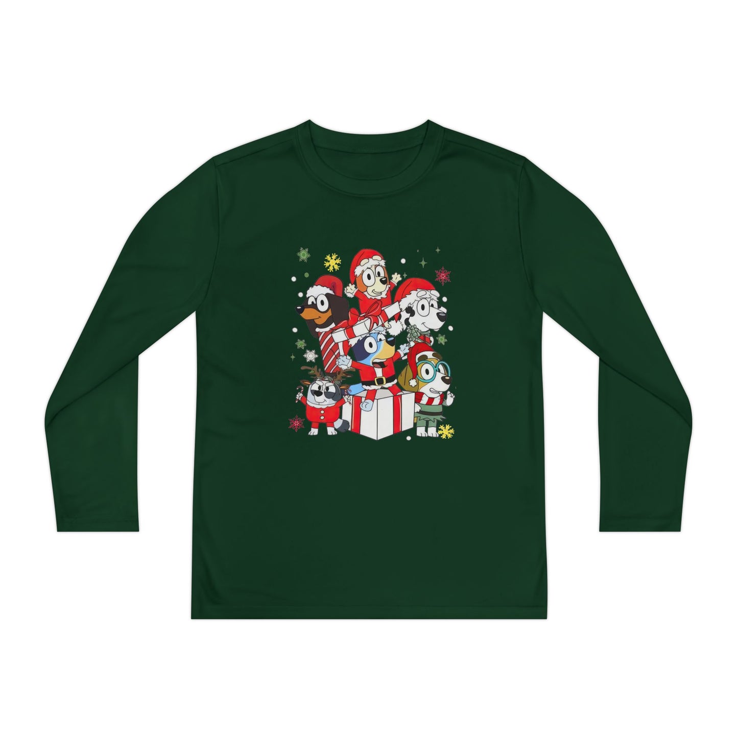 Christmas presents Youth Long Sleeve Competitor Tee