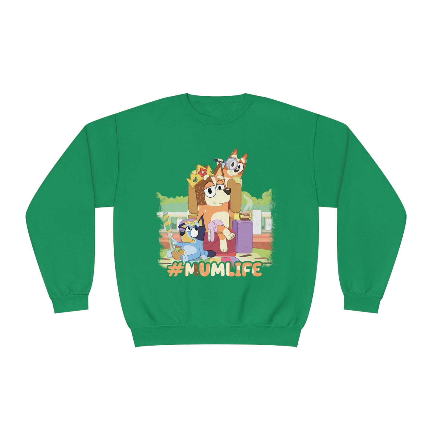 #Mumlife Bluey Crewneck Sweatshirt