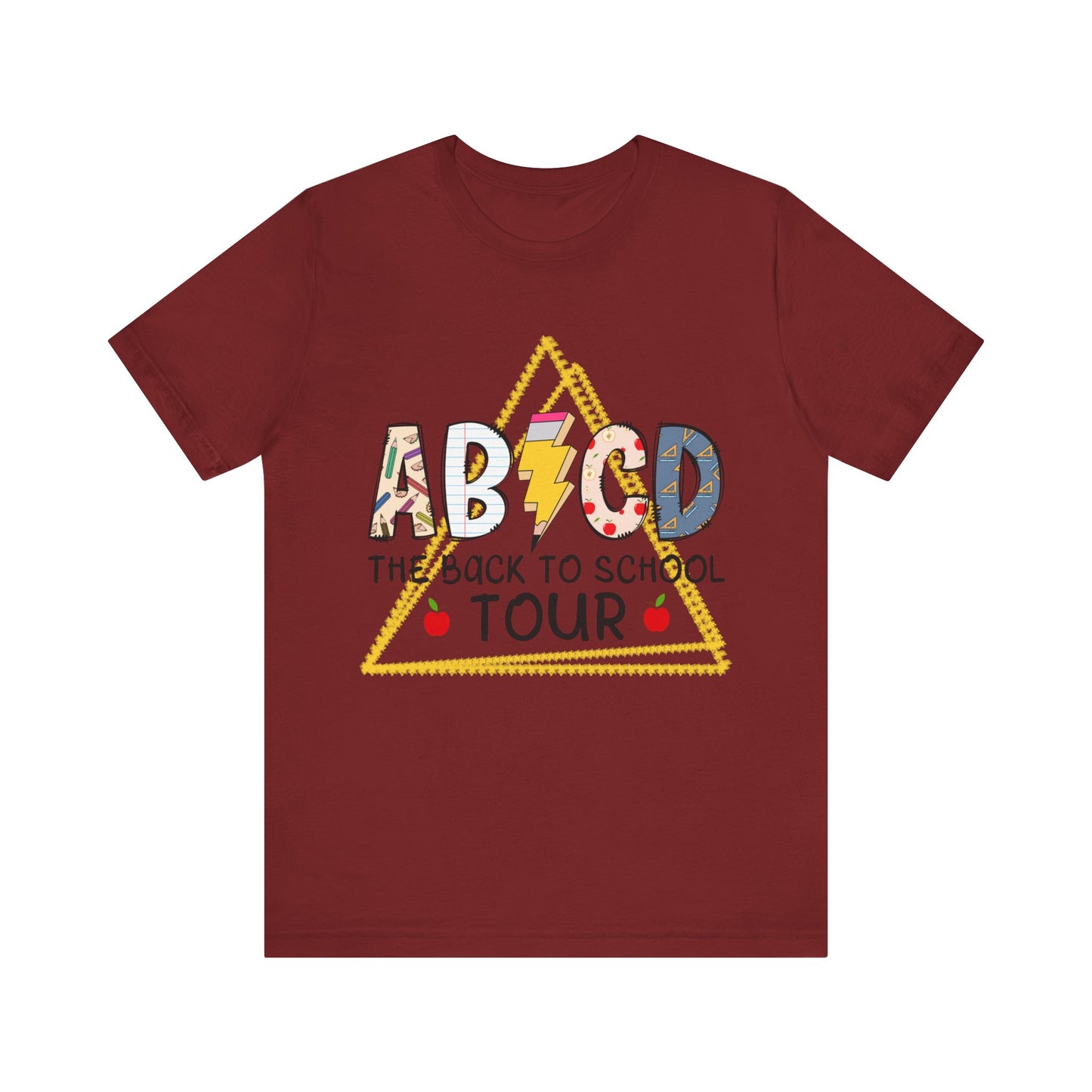ABCD The Back to School Tour (front/back) Jersey Short Sleeve Tee