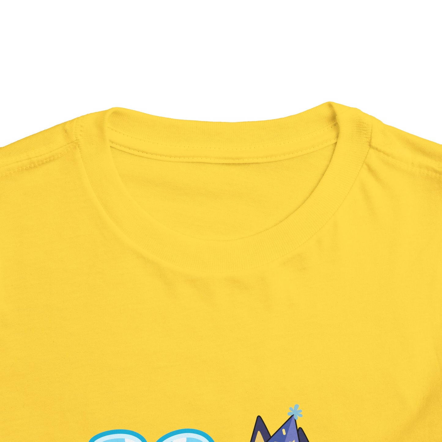 #4 Birthday Toddler Short Sleeve Tee