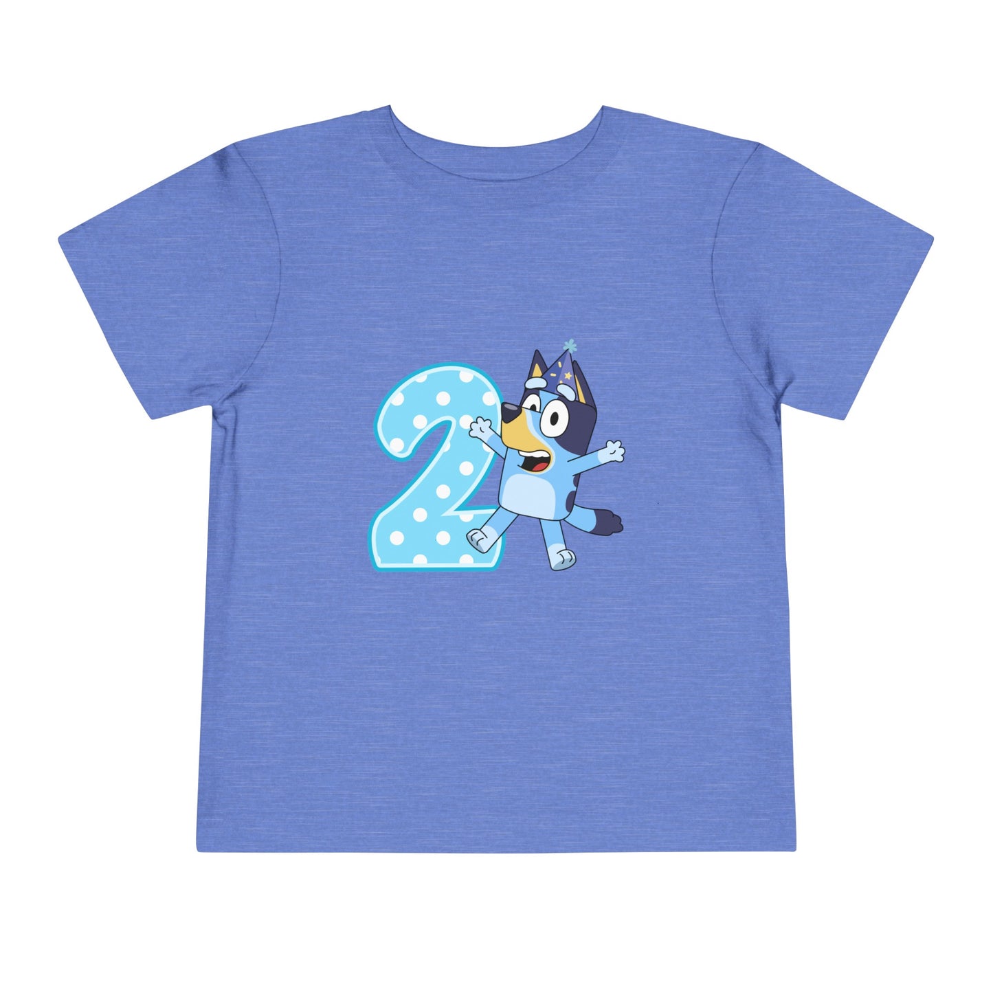 #2 Birthday Toddler Short Sleeve Tee