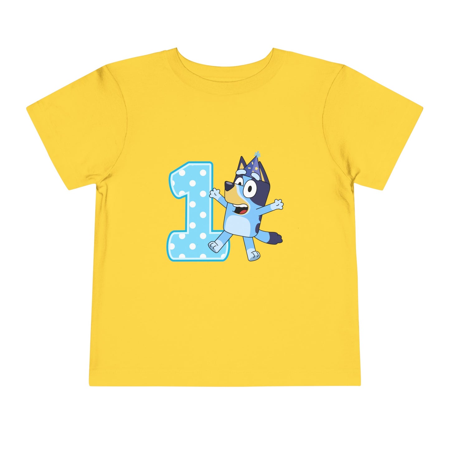 #1 Birthday Toddler Short Sleeve Tee