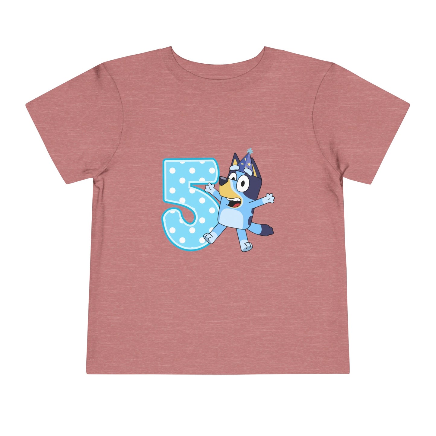 #5 Birthday Toddler Short Sleeve Tee