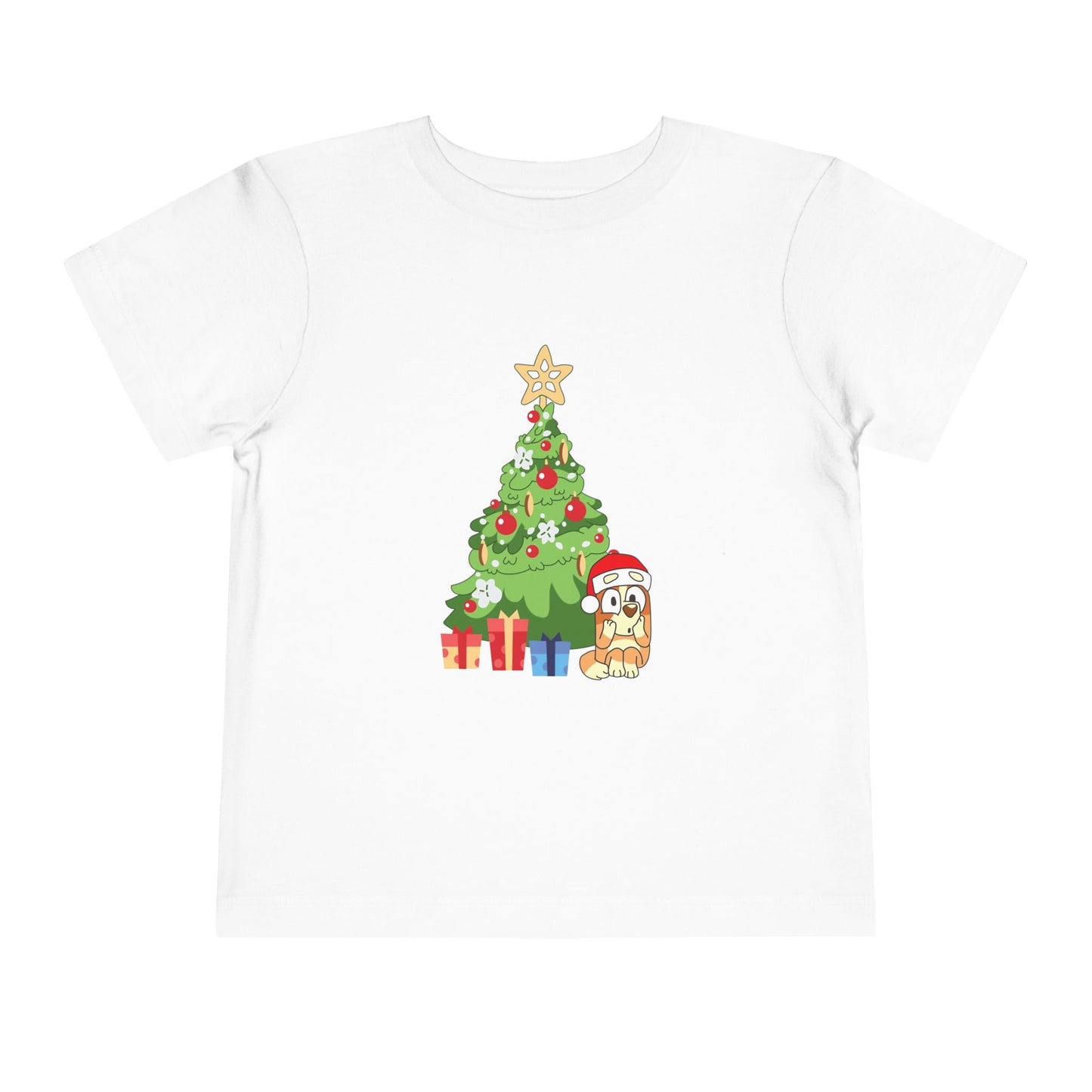 Christmas Tree Bingo Toddler Short Sleeve Tee