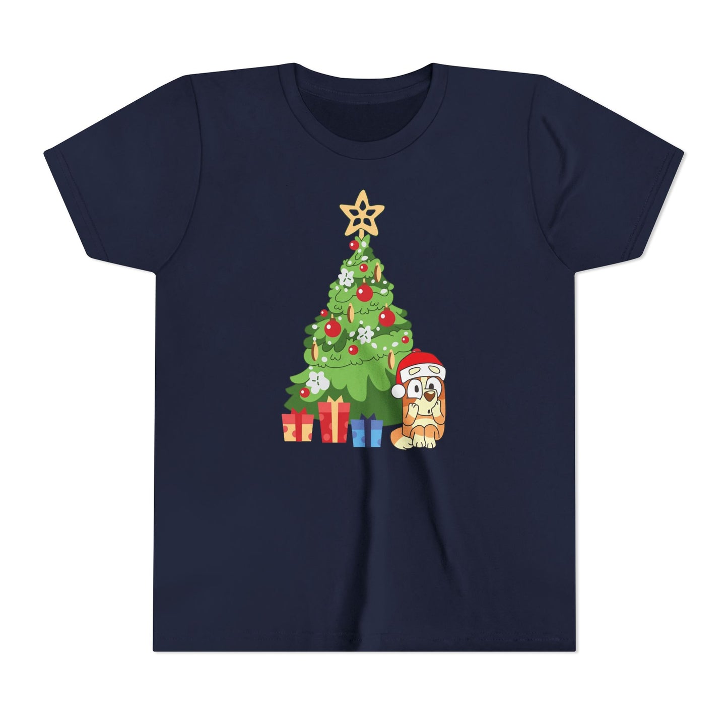 Christmas Tree Bingo Youth Short Sleeve Tee